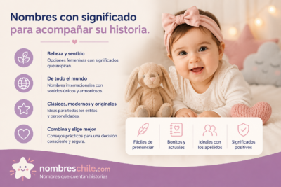 Nombres de niñas bonitos y actuales Chile
