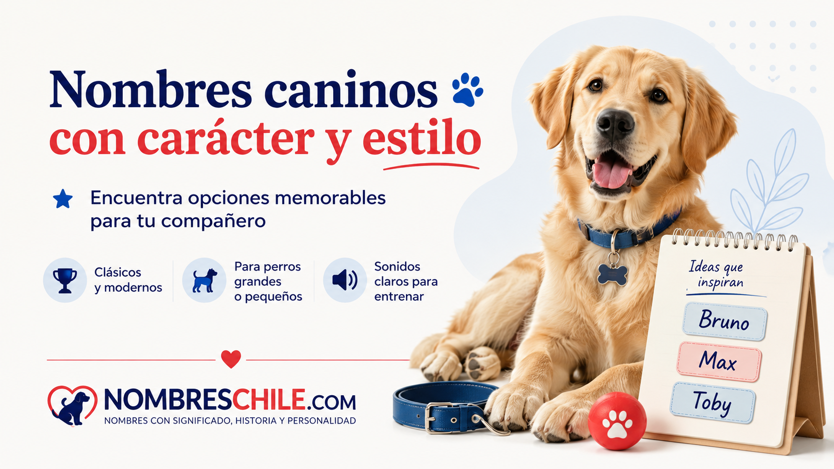 Nombres cortos para perros machos