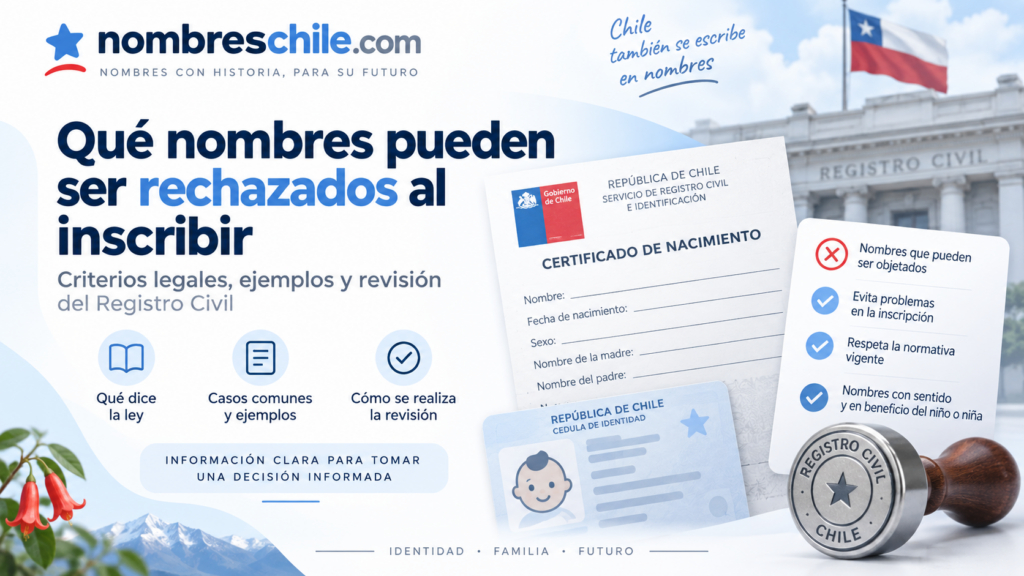 Nombres prohibidos en Chile