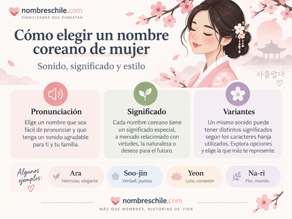 Nombres coreanos de mujer