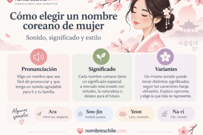 Nombres coreanos de mujer
